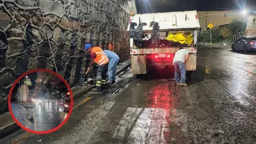 Gobierno de Naucalpan atiende encharcamientos y afectaciones por lluvias de esta noche