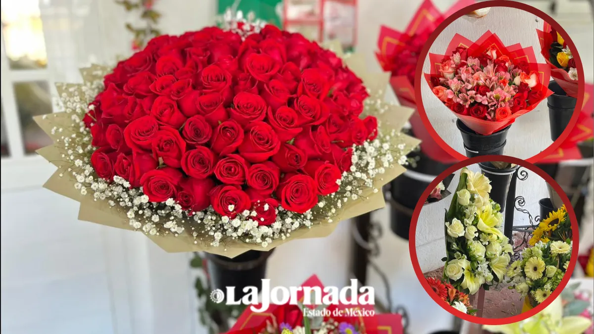 Prevén alza del 50% en ventas de flores por Día del Amor y la Amistad en Edomex