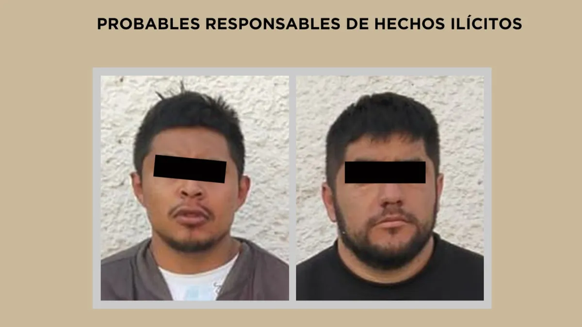 Detienen a dos hombres en la carretera Tenancingo-Joquicingo ligados al robo de vehículos