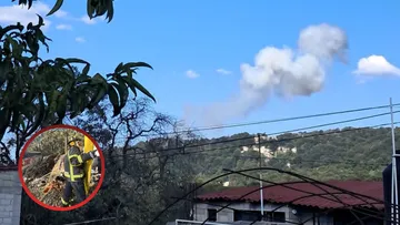 Explosión de polvorín clandestino en Huixquilucan