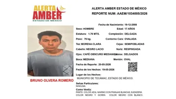 Alerta Amber: Se busca a Bruno Olvera Romero; desapareció en Tecámac