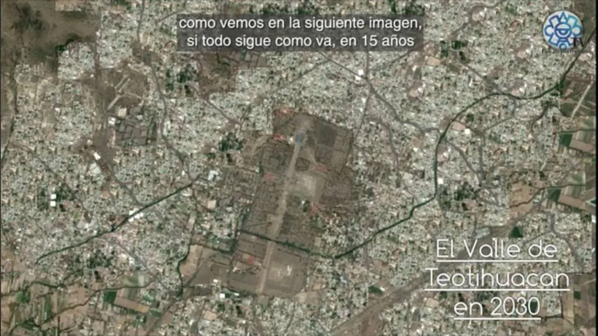 Teotihuacán: Mancha urbana podría desaparecer la ciudad prehispánica en 15 años