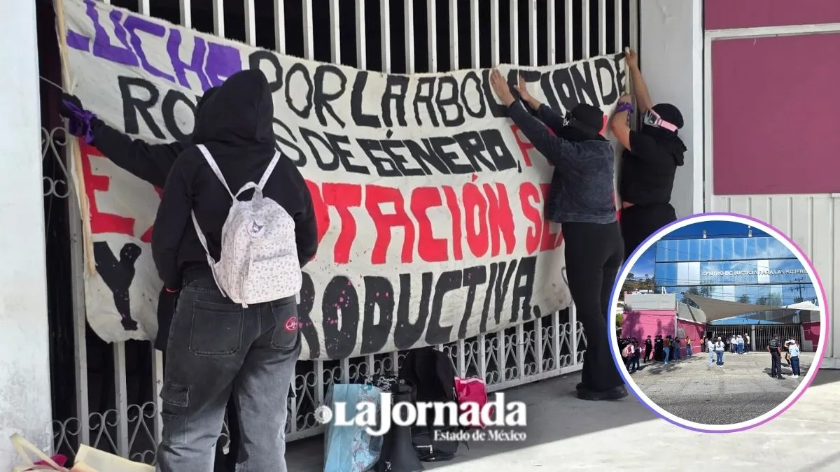 Feministas se manifestaron contra la violencia hacia las mujeres en Toluca