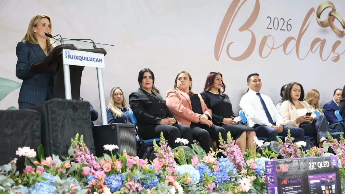 Celebran más de 250 parejas de Huixquilucan el amor en las “Bodas 2026”