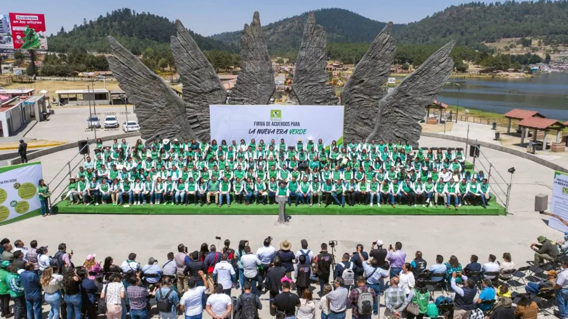 Edomex: PVEM plantará 715 mil 896 árboles, uno por cada voto