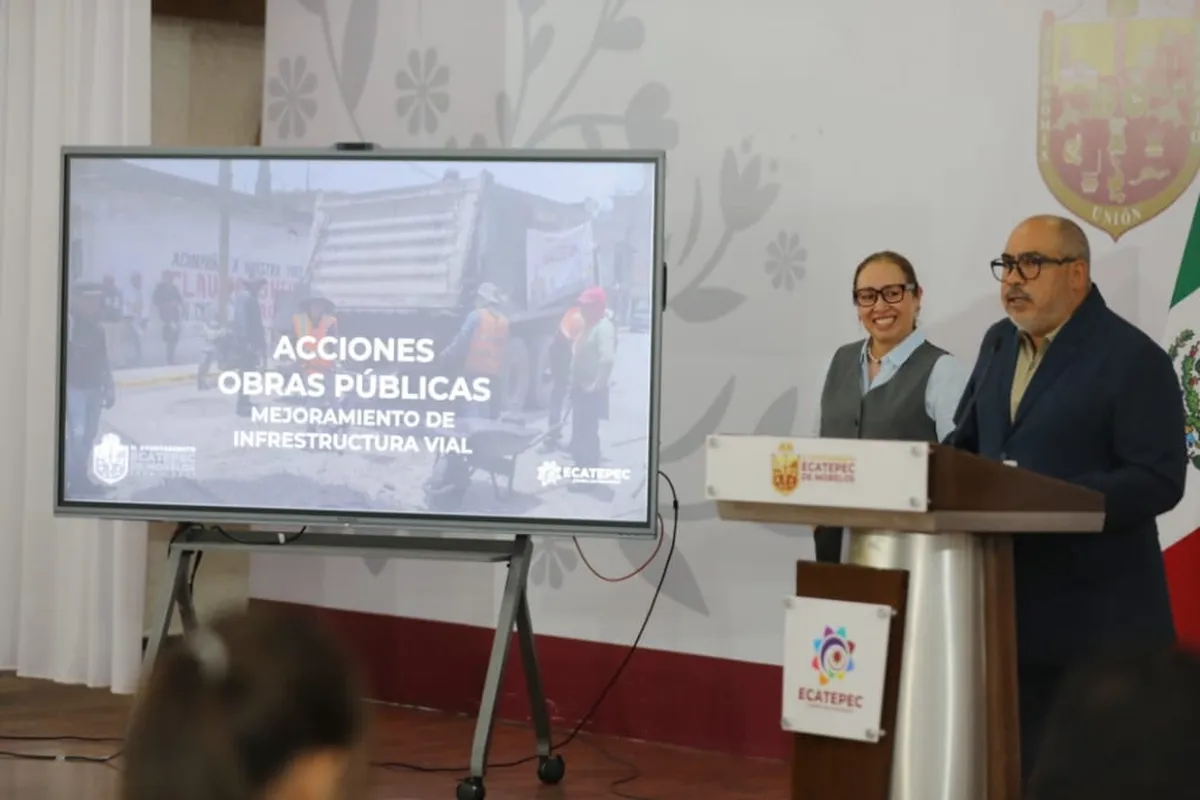 Ecatepec registra histórica inversión en pavimentación de vialidades