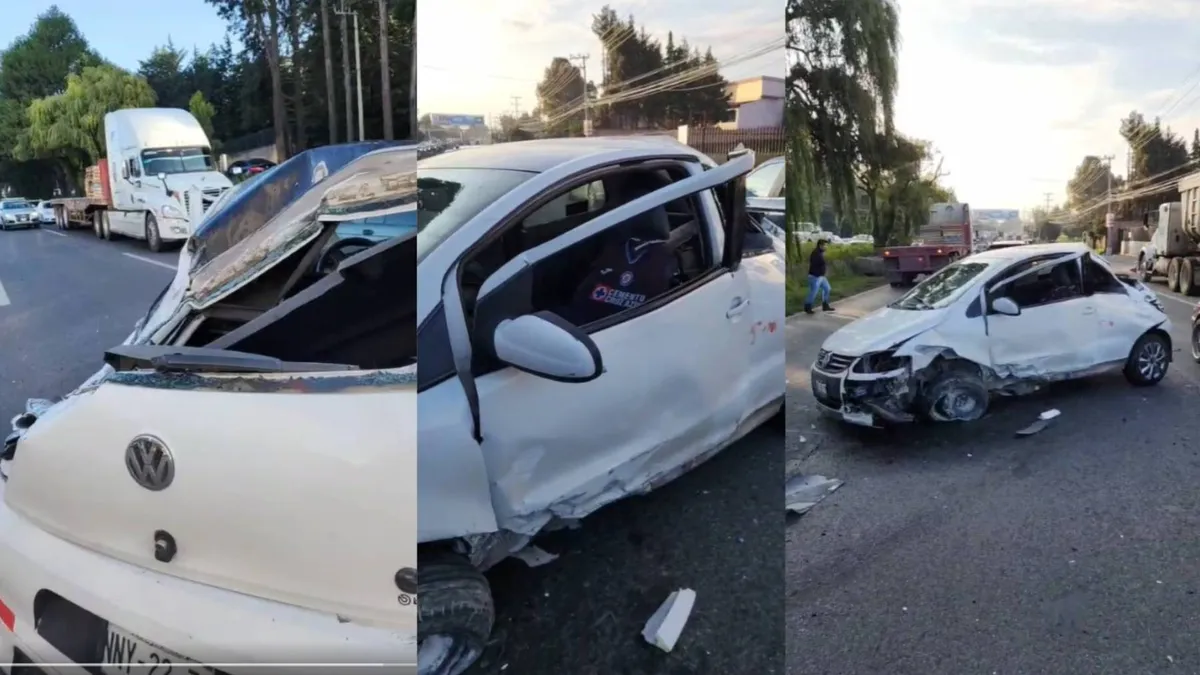 Accidente en la Toluca-Tenango genera caos vehicular