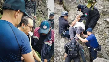 PC rescata a senderista lesionado en la Sierra de Guadalupe