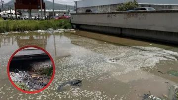 Vecinos de Valle de Chalco alertan sobre taponamiento en canal Acapol