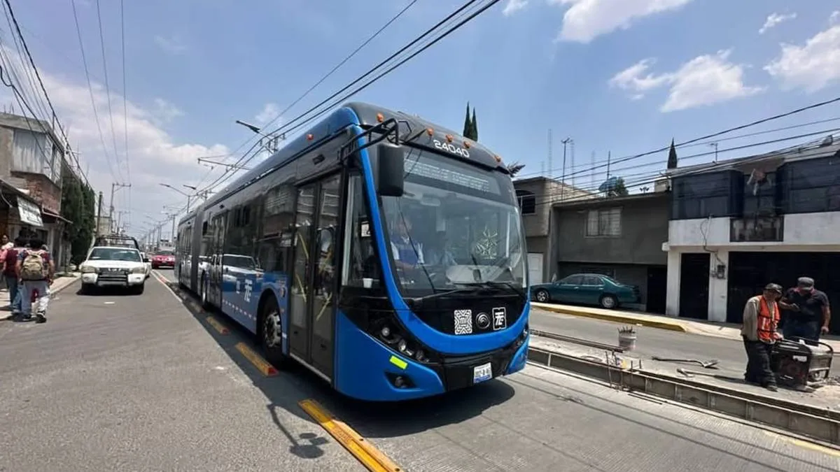 Nueva ruta de trolebús, vecinos de Chalco inconformes