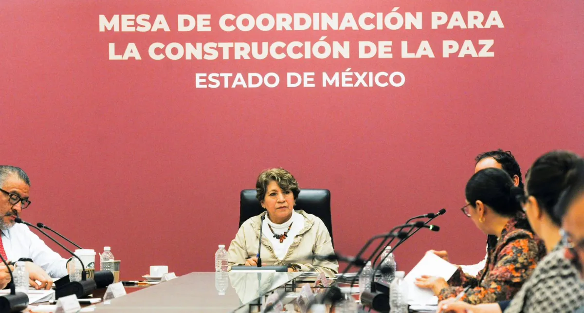 Mesas de Coordinación, clave para revertir la inseguridad: Delfina Gómez