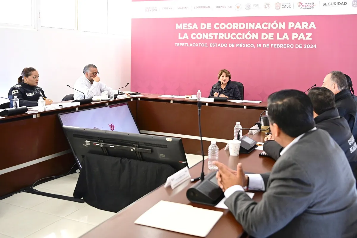 Tepetlaoxtoc: Delfina Gómez, reporta una reducción del 23% en delitos de alto impacto