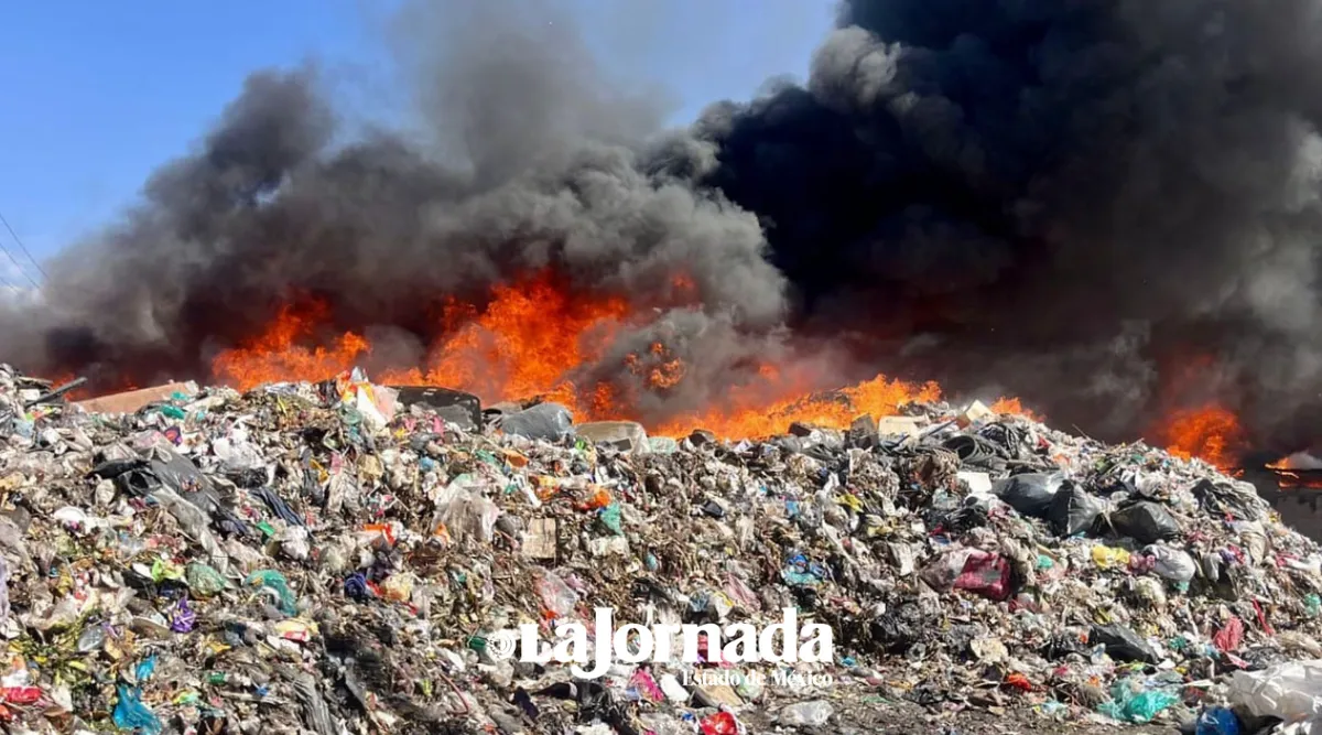 Chimalhuacán: Basureros clandestinos aumentan riesgos de incendios
