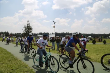 Edomex impulsa el uso de la bicicleta para reducir la contaminación y mejorar la salud