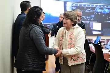 Coordina Delfina Gómez acciones para elección judicial con órganos electorales