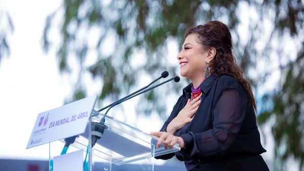 Clara Brugada reitera su compromiso para combatir el despojo
