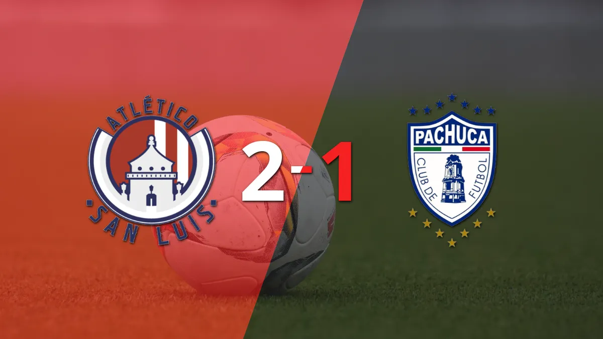 Con un gol agónico, Atl. de San Luis consiguió una victoria por 2 a 1 ante Pachuca