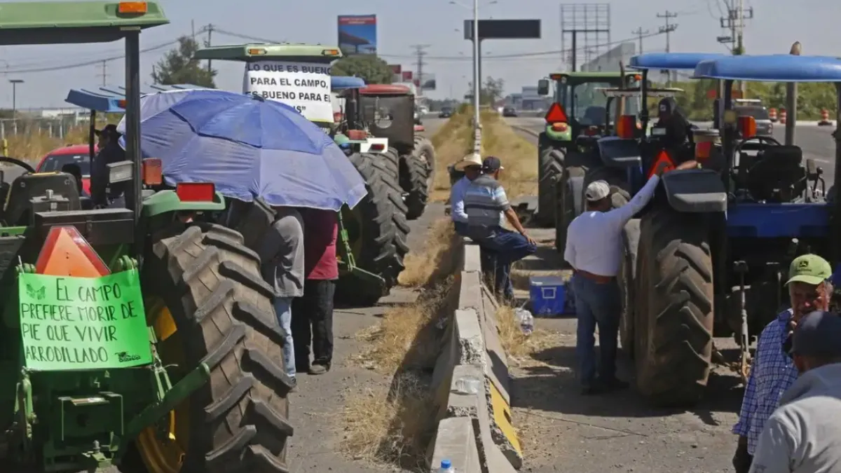 Campesinos del MAC mantienen bloqueos en carreteras federales para exigir apoyos y precios justos para sus cosechas.