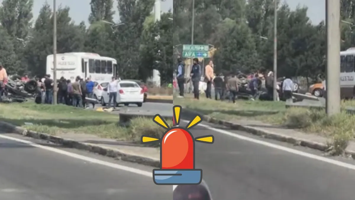 Accidente en la México-Toluca dificulta la circulación hoy 3 de mayo