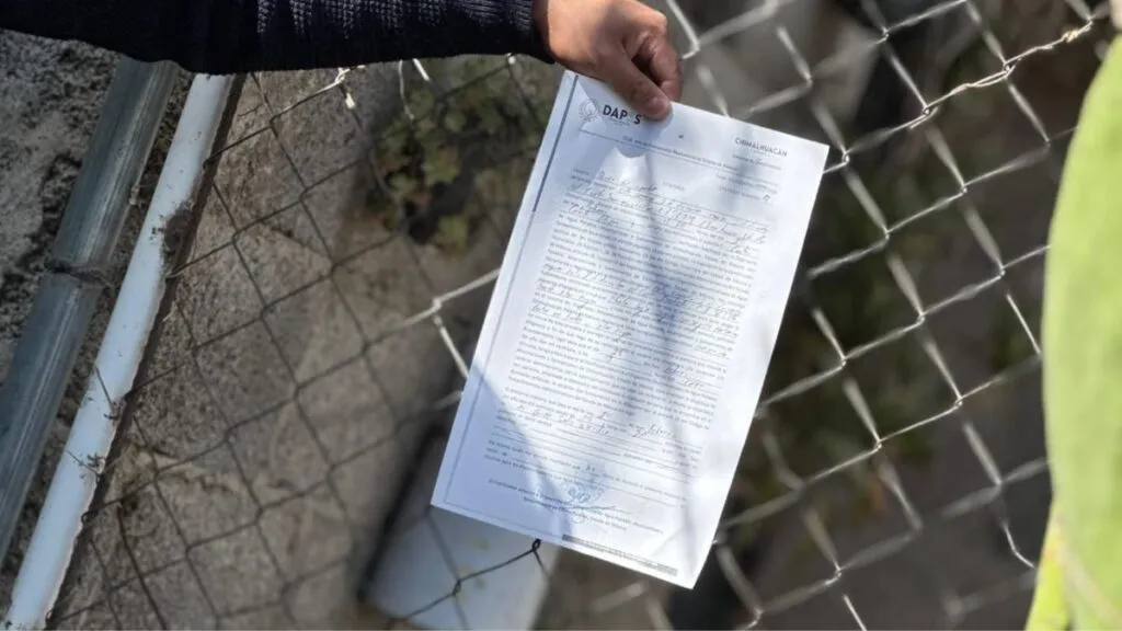 Chimalhuacán detecta tomas de agua clandestinas e inicia procedimiento legal