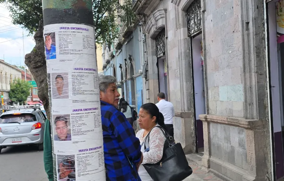 Las calles de Toluca no olvidan: Crónica de los postes de búsqueda en el centro