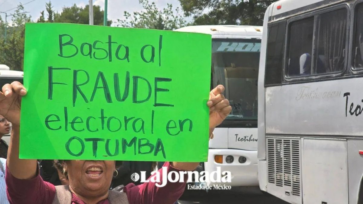 Arriban primeras protestas postelectorales al TEEM; en Otumba piden voto por voto