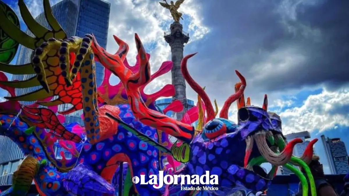 Tultepec: Alebrijes embellecen Paseo de la Reforma