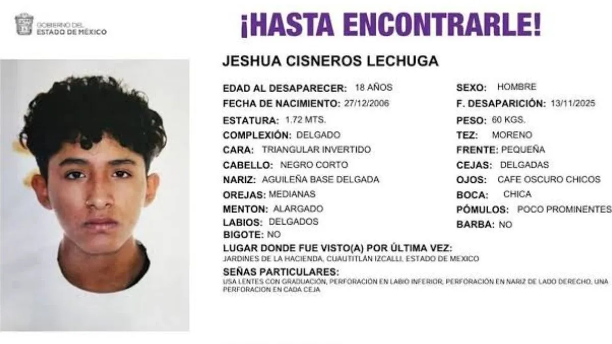 Padres de Jeshua piden apoyo de la gobernadora Delfina Gómez