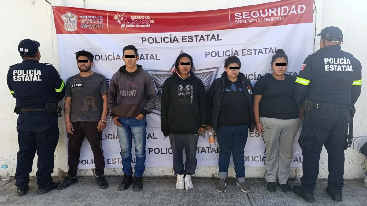 Zinacantepec: Detienen a cinco personas por delito de secuestro