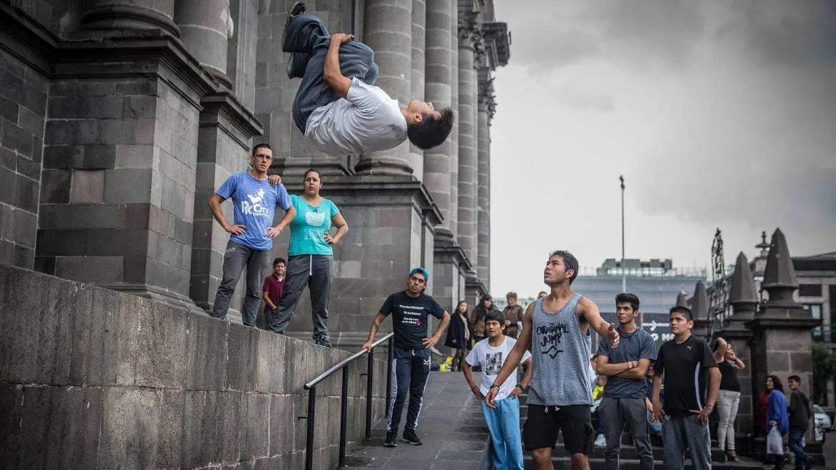 Parkour un deporte que crece a nivel mundial en el Edomex