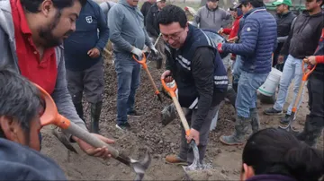 Realizan faena comunitaria en Lerma