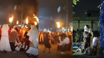 Joven que representaba a Cristo resulta lesionado durante escenificación en Xonacatlán [IMÁGENES FUERTES]