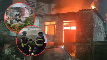 Se registra incendio en vivienda de San Pedro Barrientos, Tlalnepantla