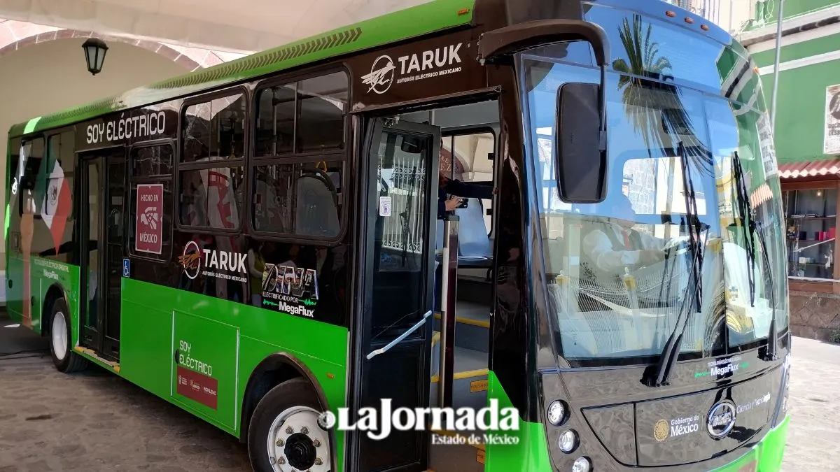 Valle de Toluca inicia pruebas de autobús eléctrico 100% mexicano