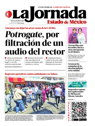 La Jornada Edomex | 24 de abril de 2025