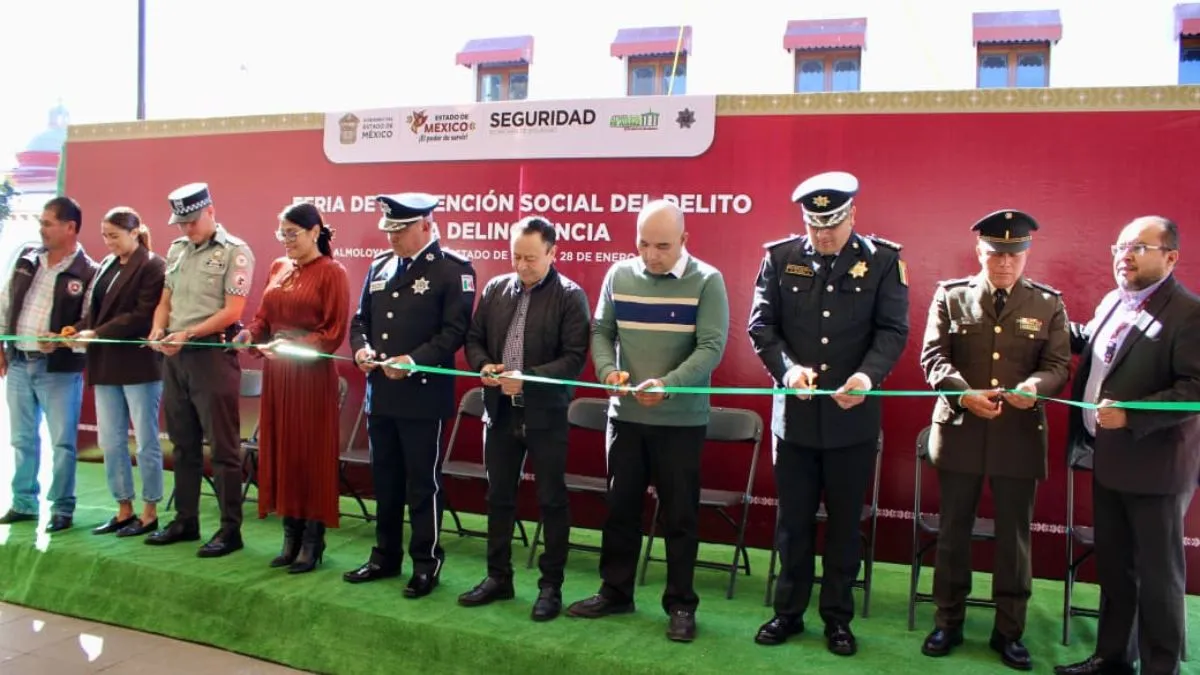 Almoloya de Juárez acerca servicios de seguridad y fomenta la prevención del delito entre los jóvenes