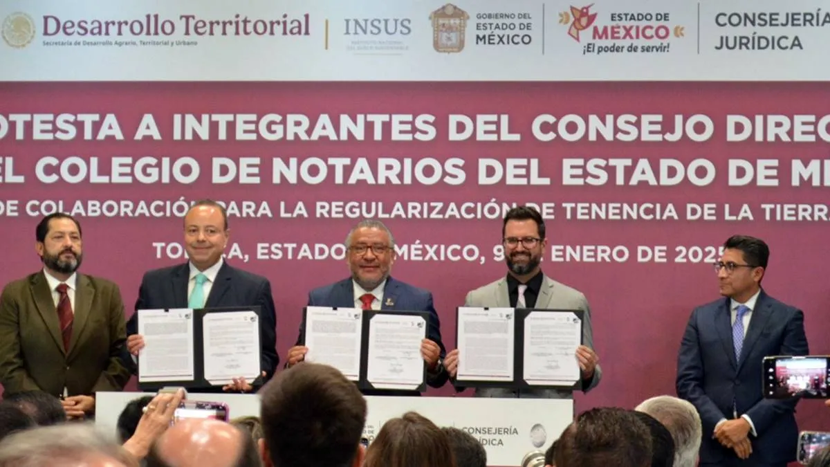 Estiman regularizar 300 mil lotes en Edomex con nuevo convenio