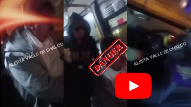 Usuarios confrontan al chofer tras un asalto ocurrido en una unidad de la ruta Guadalupana-Zaragoza sobre la México-Puebla.