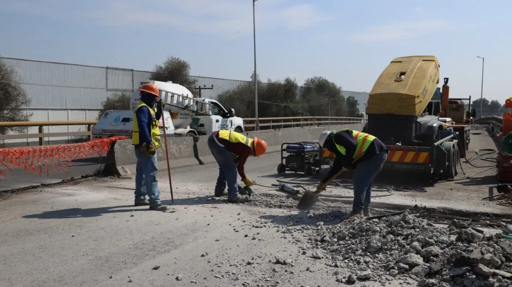 Gobierno de Cuautitlán realiza rehabilitación integral del Puente Madero y revela graves irregularidades en reparaciones anteriores