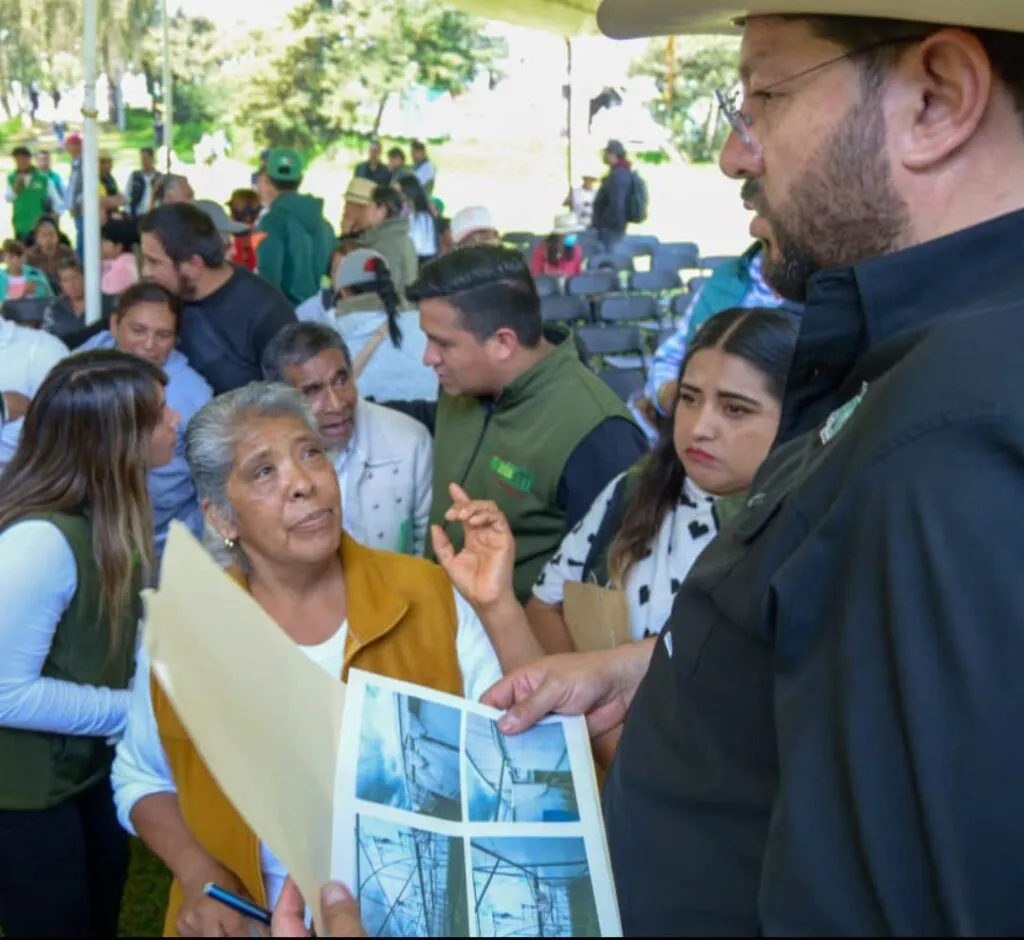 Inicia Adolfo Solis obras para rescatar el Ojo de Agua en Almoloya de Juárez