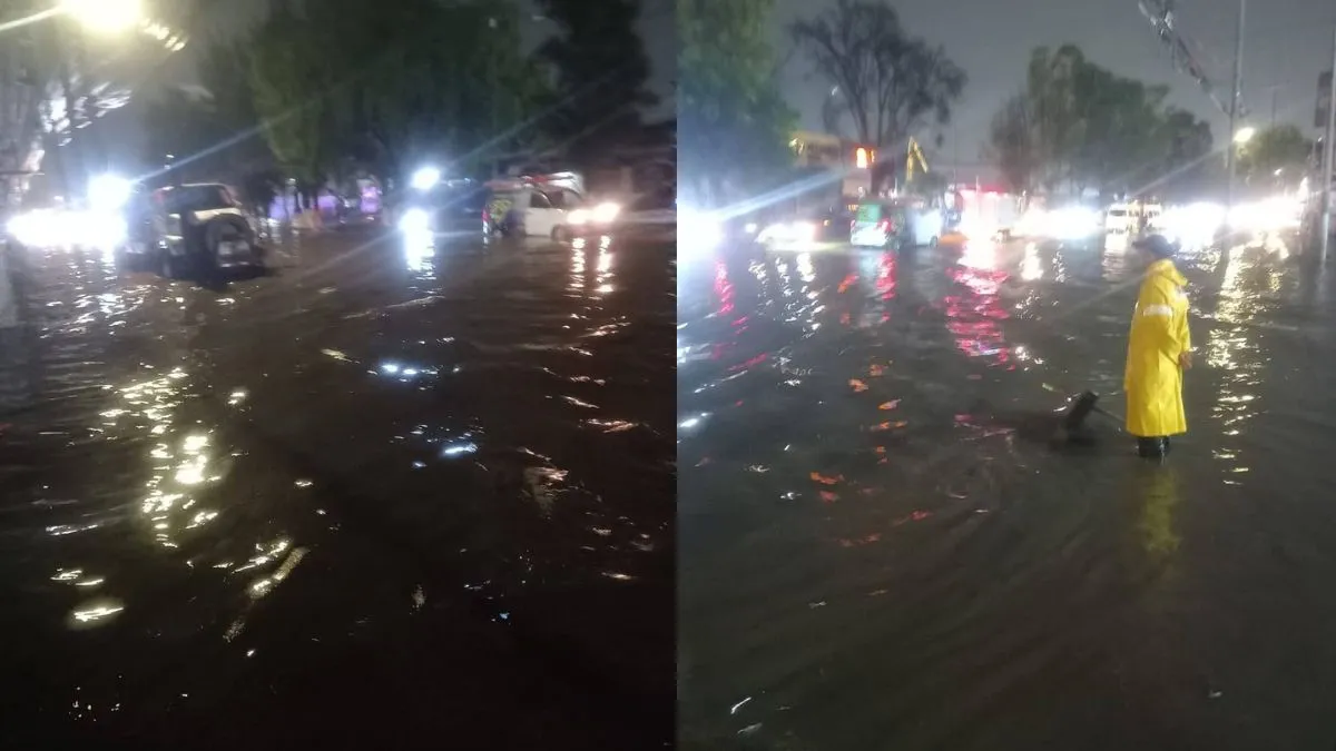 Canal de Cartagena se desborda en Tultitlán
