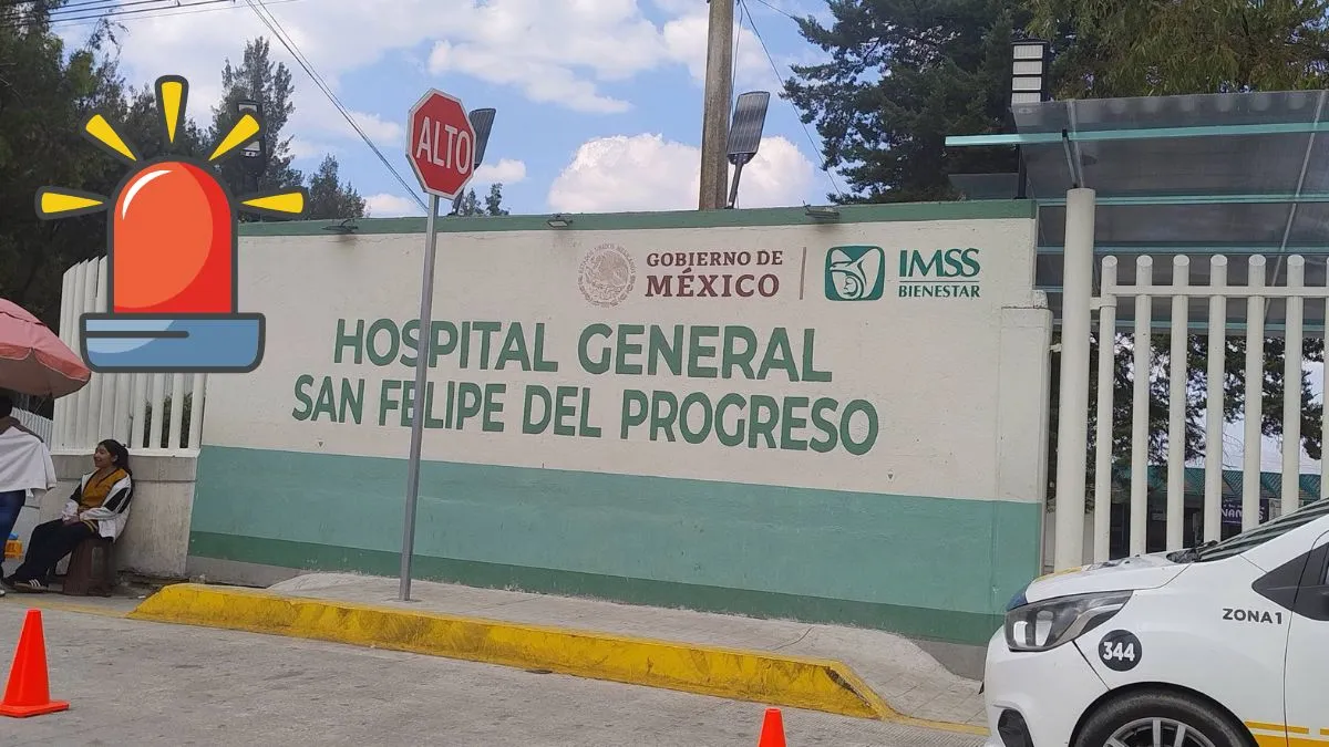 Fuga de oxígeno provoca evacuación en hospital de San Felipe del Progreso
