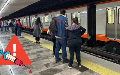 Autoridades investigan los pinchazos reportados por usuarios en el Metro y Metrobús de la CDMX.