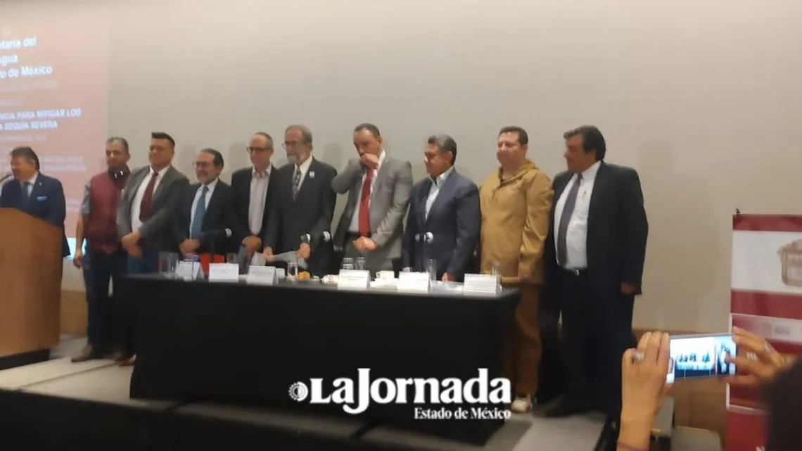 Edomex: Se firma convenio con empresas privadas; donarán agua