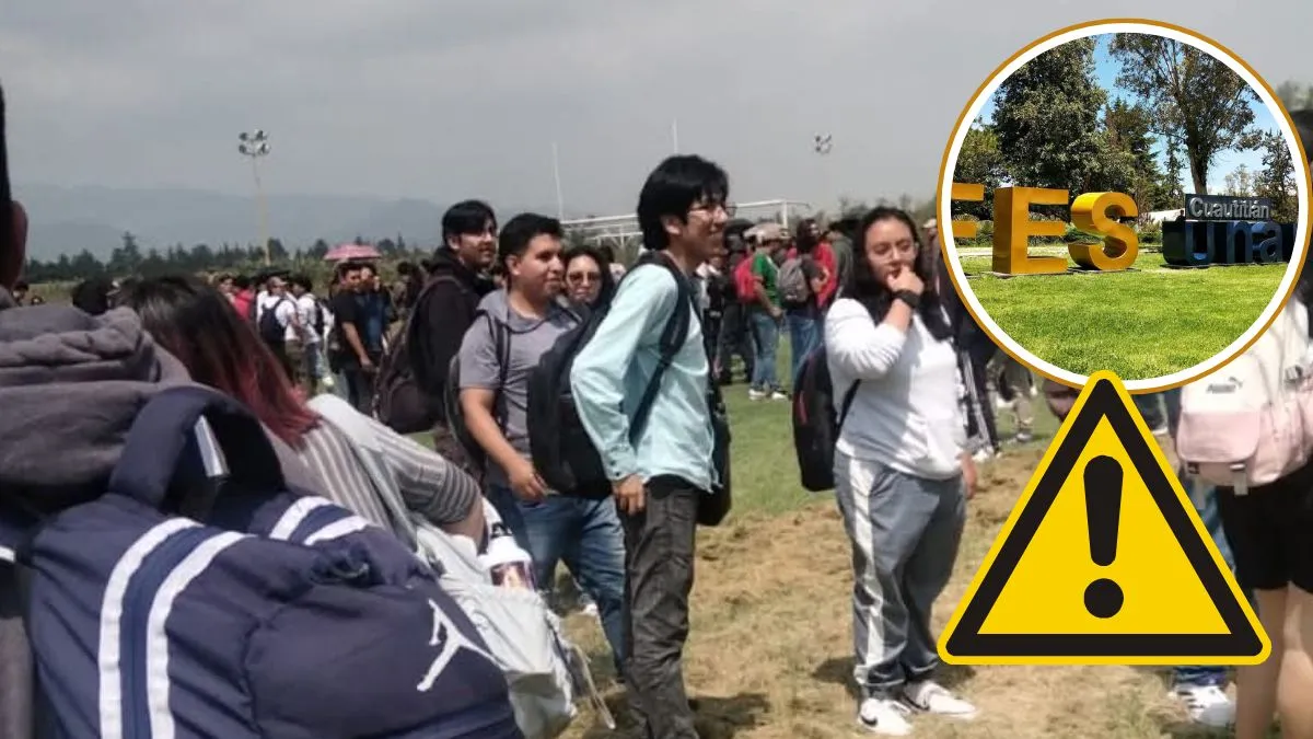 FES Cuautitlán Campo 4 desalojado por presunta amenaza de bomba