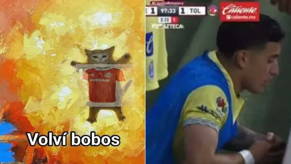 Memes tras la derrota del América ante el Toluca