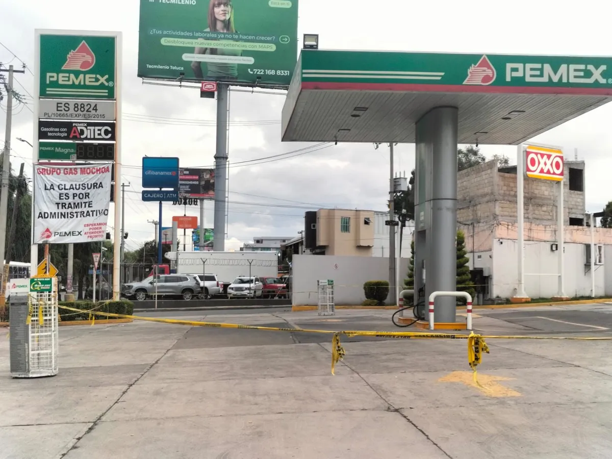 Profeco confirma inhabilitación de gasolinera en Metepec