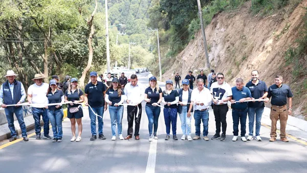 Huixquilucan inaugura rehabilitación de la avenida Zacamulpa Sur