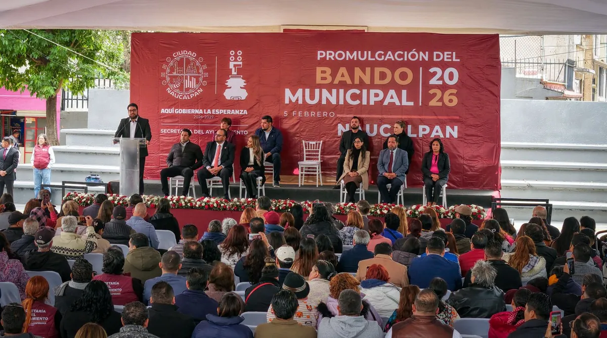 Promulga Naucalpan el Bando Municipal 2026, enfatiza alcalde Isaac Montoya carácter humanista