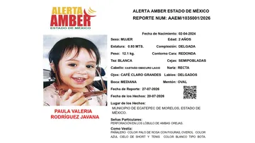 Alerta Amber: Se busca a Paula Valeria Rodríguez Javana, desaparecida en Ecatepec